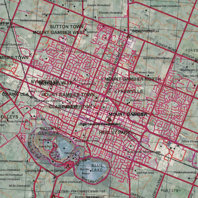 Getlost Map 7022 GAMBIER Topographical Map V14 1:75,000 Preview 3
