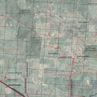 Getlost Map 7025 CANNAWIGARA Topographical Map V14 1:75,000 Preview 2
