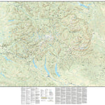 Alpine Lakes Wilderness, Washington Trail Map Preview 1