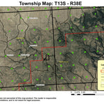 Higgins Reservoir T13S R38E Township Map Preview 1