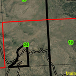 Higgins Reservoir T13S R38E Township Map Preview 2