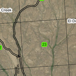 Cave Hollow T13S R40E Township Map Preview 2