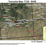 Spirit Hill T13S R42E Township Map Preview 1