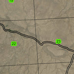 Saddle Butte T14S R40E Township Map Preview 2