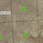 Saddle Butte T14S R40E Township Map Preview 3