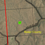 Huntington Junction T14S R42E Township Map Preview 3