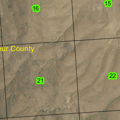 Poison Creek T16S R42E Township Map Preview 2