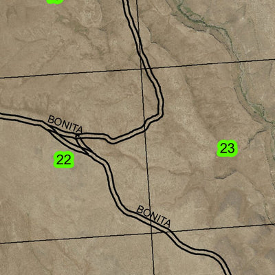 Deep Creek T17S R40E Township Map Preview 2
