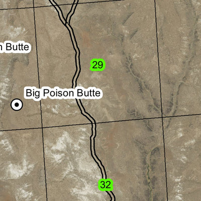 Deep Creek T17S R40E Township Map Preview 3