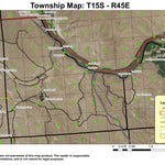 Love Reservoir T15S R45E Township Map Preview 1