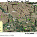 Bully Creek T18S R44E Township Map Preview 1