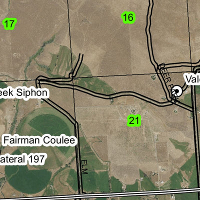 Bully Creek T18S R44E Township Map Preview 2