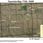 Bonita T15S R40E Township Map Preview 1