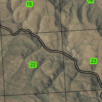Moltham Reservoirs T15S R39E Township Map Preview 2