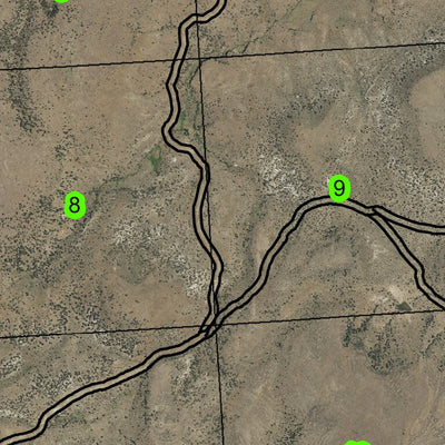 Zotto Reservoir T18S R39E Township Map Preview 3