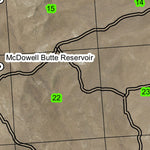 Brosman Mountain T15S R44E Township Map Preview 2
