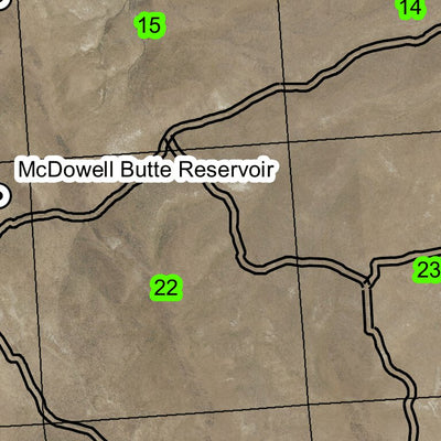 Brosman Mountain T15S R44E Township Map Preview 2