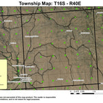 Circle Butte T16S R40E Township Map Preview 1