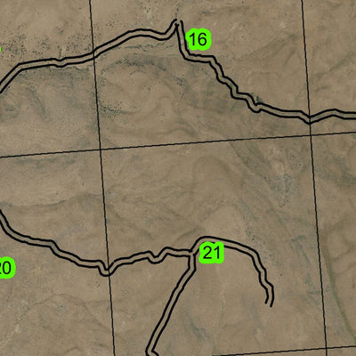Circle Butte T16S R40E Township Map Preview 2
