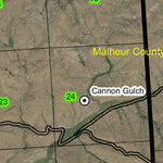 Ring Butte T16S R37E Township Map Preview 2