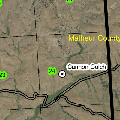 Ring Butte T16S R37E Township Map Preview 2