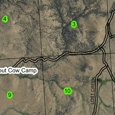 Ring Butte T16S R37E Township Map Preview 3