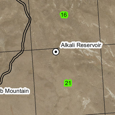 Tub Mountain T16S R45E Township Map Preview 2