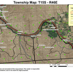 Wheel Gulch T15S R46E Township Map Preview 1