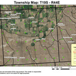 West Vale Division T19S R44E Township Map Preview 1