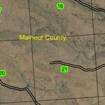 Clover T16S R39E Township Map Preview 2