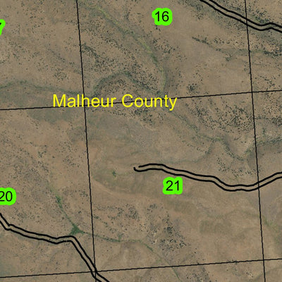 Clover T16S R39E Township Map Preview 2