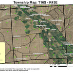 Jamieson T16S R43E Township Map Preview 1