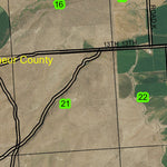 Jamieson T16S R43E Township Map Preview 2
