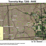 Chalk Butte T20S R45E Township Map Preview 1