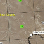 Chalk Butte T20S R45E Township Map Preview 2