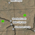 Steamboat Rock T17S R38E Township Map Preview 2