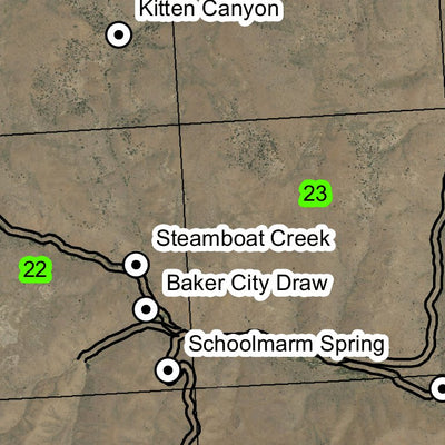 Steamboat Rock T17S R38E Township Map Preview 2
