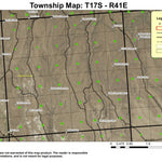 Buckbrush Poison Butte T17S R41E Township Map Preview 1
