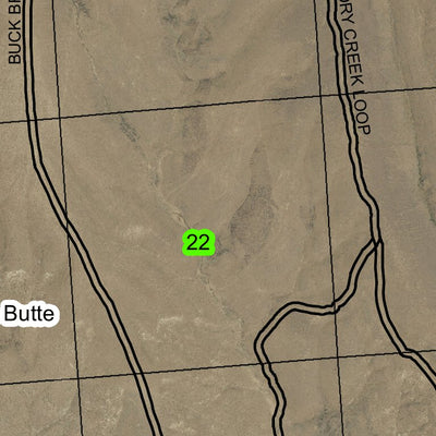 Buckbrush Poison Butte T17S R41E Township Map Preview 2