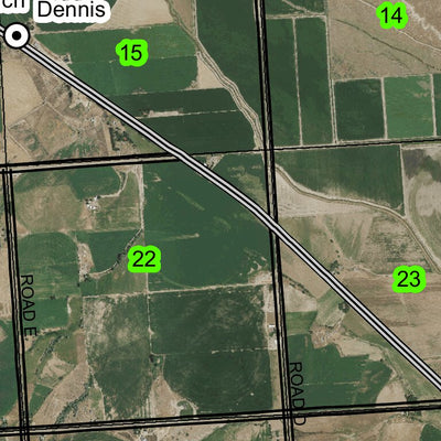 Willow Creek T17S R44E Township Map Preview 2