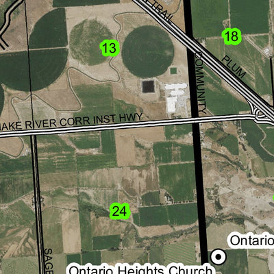 Ontario Heights T17S R47E Township Map Preview 2