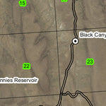 Cottonwood Creek T19S R40E Township Map Preview 2