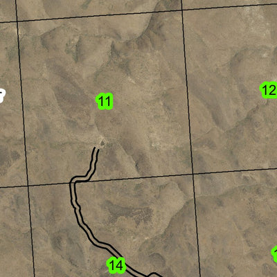 Burnt Stump Butte T17S R42E Township Map Preview 3