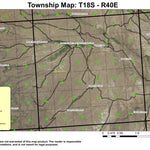 Swamp Creek T18S R40E Township Map Preview 1