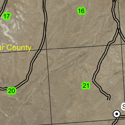 Swamp Creek T18S R40E Township Map Preview 2