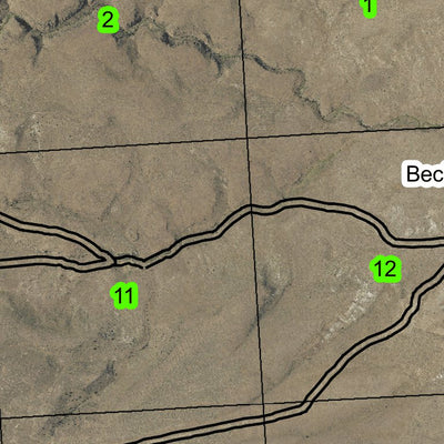 Swamp Creek T18S R40E Township Map Preview 3