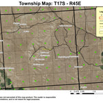 Akali Flats T17S R45E Township Map Preview 1