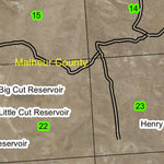 Akali Flats T17S R45E Township Map Preview 2