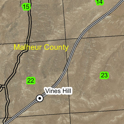 Vines Hill T19S R43E Township Map Preview 2