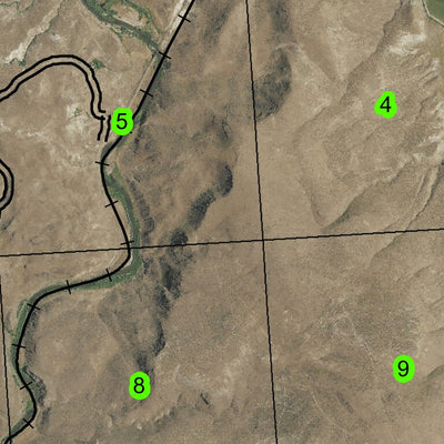 Vines Hill T19S R43E Township Map Preview 3